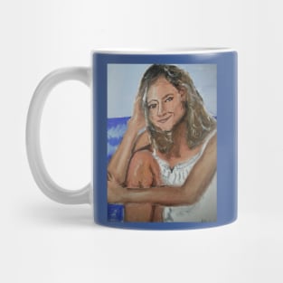 Jodie Foster on the beach Mug